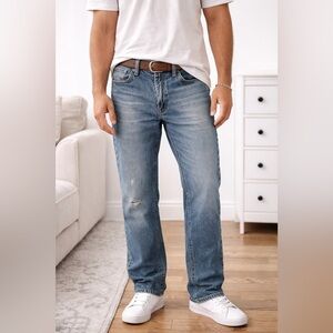 Levi’s Men's Blue Distressed Slim Jeans